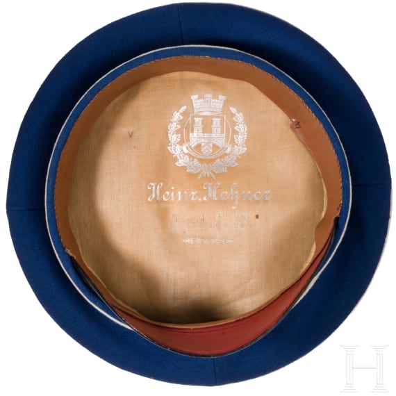 Schirmm&uuml;tze f&uuml;r Offiziere im K&ouml;niglich S&auml;chsischen Karabinier-Regiment, vor 1897