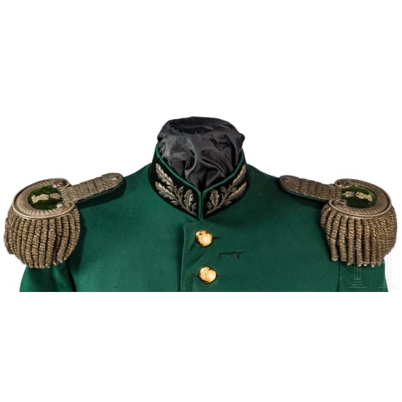 Uniform f&uuml;r h&ouml;here Forstbeamte im K&ouml;nigreich Sachsen, um 1910