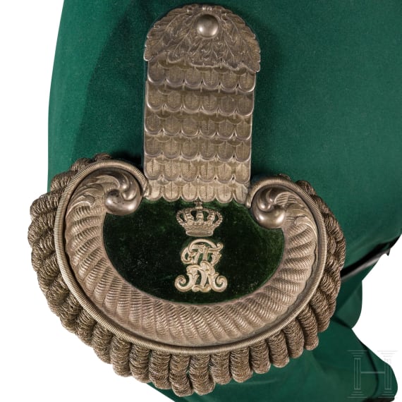 Uniform f&uuml;r h&ouml;here Forstbeamte im K&ouml;nigreich Sachsen, um 1910