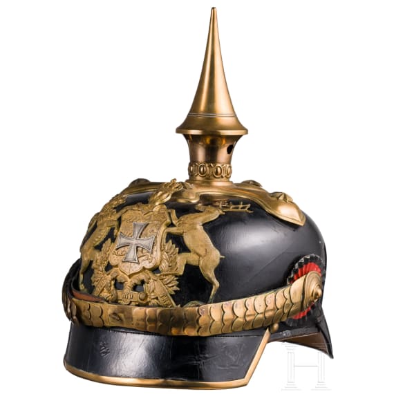 Helm f&uuml;r Reserveoffiziere der w&uuml;rttembergischen Armee, um 1900