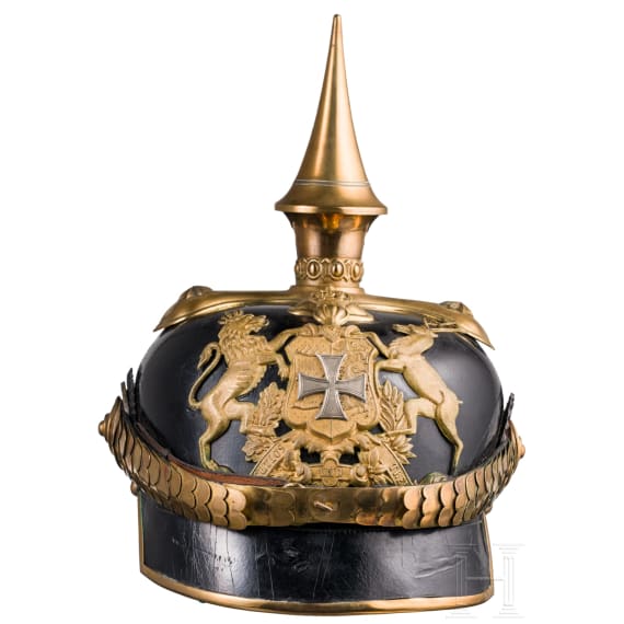 Helm f&uuml;r Reserveoffiziere der w&uuml;rttembergischen Armee, um 1900