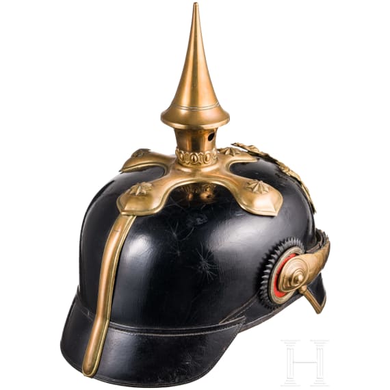 Helm f&uuml;r Reserveoffiziere der w&uuml;rttembergischen Armee, um 1900
