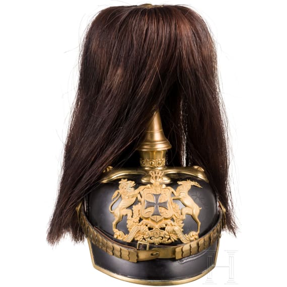 Helm f&uuml;r Reserveoffiziere der w&uuml;rttembergischen Infanterie, um 1900