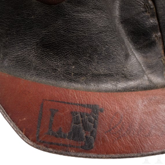 Helm f&uuml;r Mannschaften der berittenen Truppen, um 1890