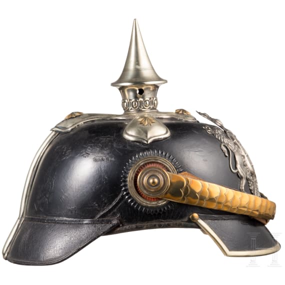 Helm f&uuml;r Offiziere im Dragoner-Regiment &bdquo;K&ouml;nigin Olga&ldquo; (1. W&uuml;rttembergisches) Nr. 25, um 1900