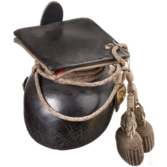 Tschapka f&uuml;r Offiziere im Ulanen-Regiment K&ouml;nig Karl (1. W&uuml;rttembergisches) Nr. 19, um 1900