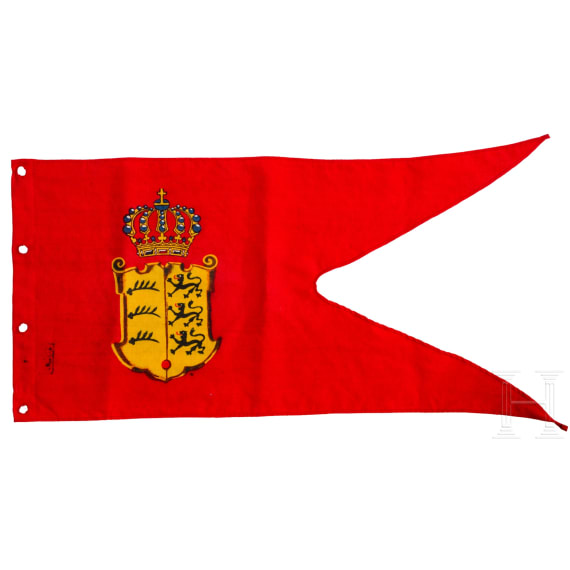 Lanzenflagge f&uuml;r Unteroffiziere der w&uuml;rttembergischen Kavallerie