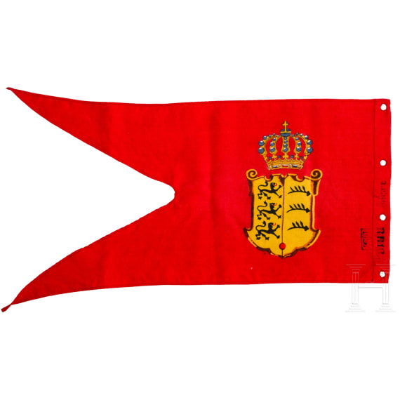 Lanzenflagge f&uuml;r Unteroffiziere der w&uuml;rttembergischen Kavallerie