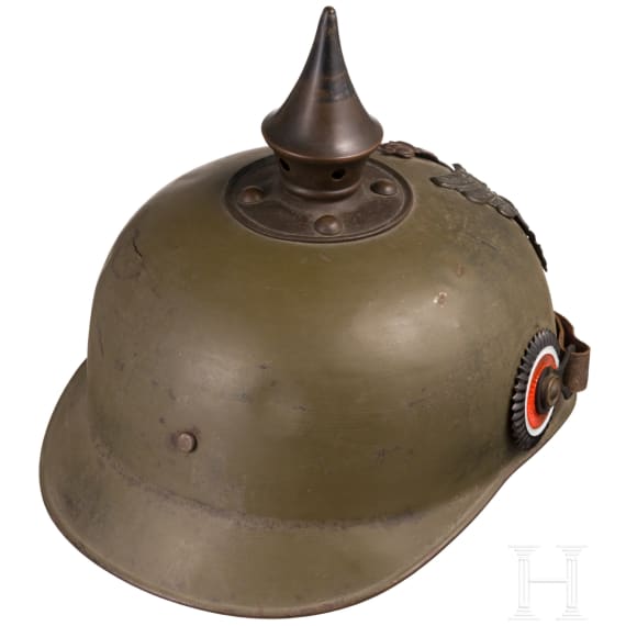 Stahlblech-Ersatzhelm, um 1914