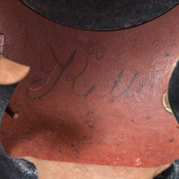 Helm M 1895 f&uuml;r Mannschaften der Linieninfanterie und Fotos