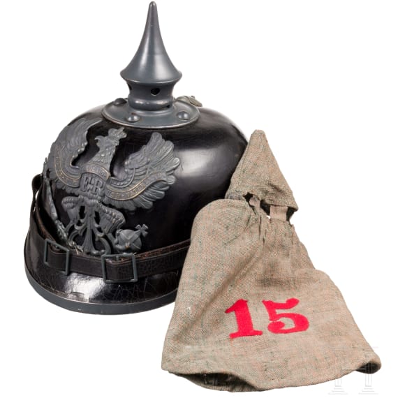 Helm M 1915 f&uuml;r Mannschaften der Fu&szlig;truppen, datiert 1916