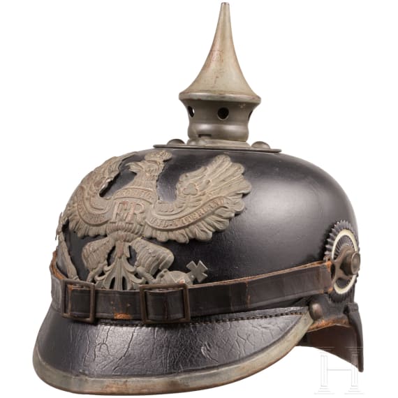 Helm M 1915 f&uuml;r Mannschaften der Linieninfanterie, datiert 1916