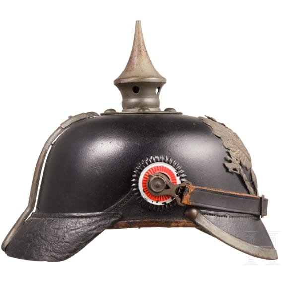 Helm M 1915 f&uuml;r Mannschaften der Linieninfanterie, datiert 1916