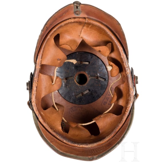 Helm M 1915 f&uuml;r Mannschaften der Linieninfanterie, datiert 1916