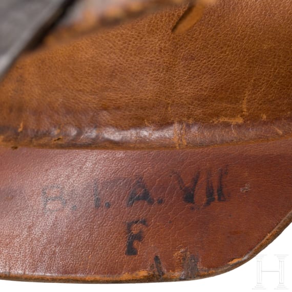 Helm M 1915 f&uuml;r Mannschaften der Linieninfanterie, datiert 1916