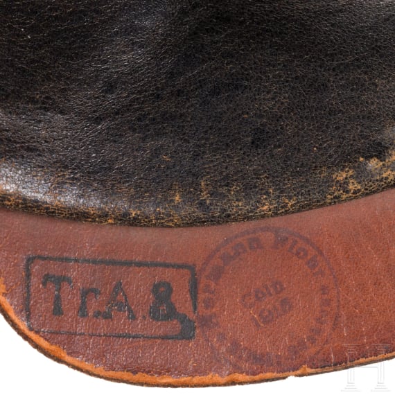 Helm M 1915 f&uuml;r Mannschaften des Train, datiert 1916