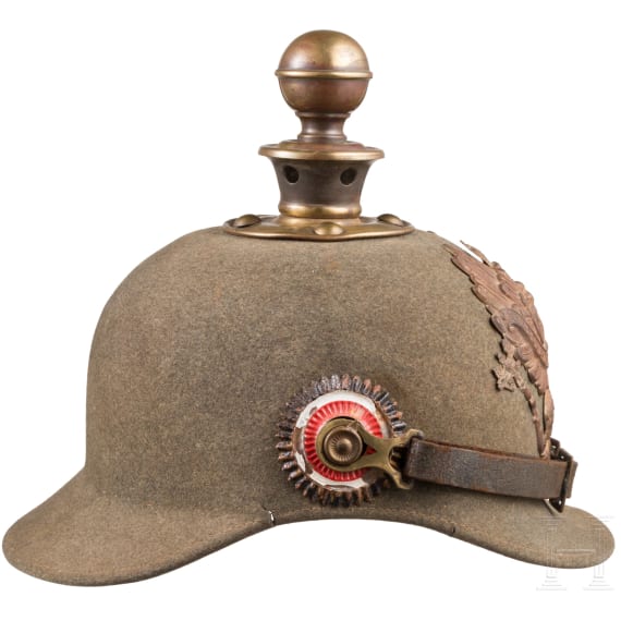 Ersatzhelm aus Filz f&uuml;r Mannschaften der Artillerie, um 1914