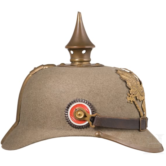 Filzhelm f&uuml;r Mannschaften der Linieninfanterie, um 1915