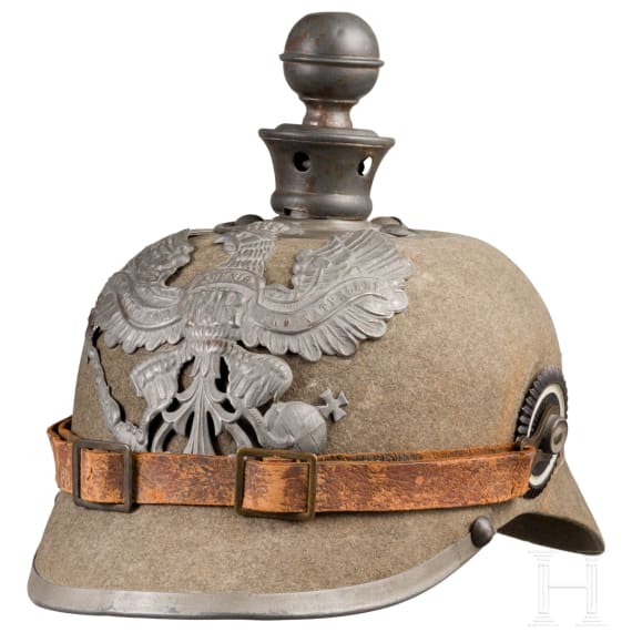 Ersatzhelm aus Filz f&uuml;r Mannschaften der Artillerie, datiert 1915
