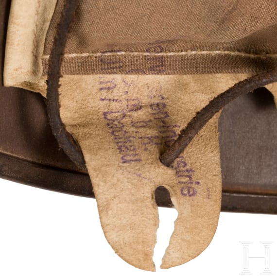 Stahlhelm M 1916/17 mit Mimikry-Tarnanstrich