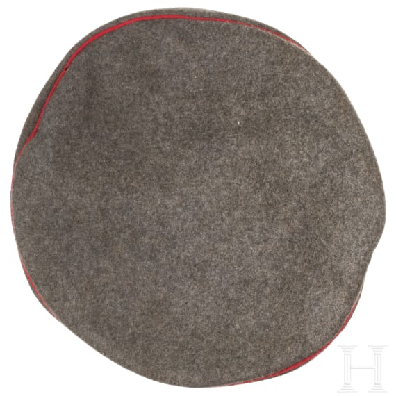 Two field-grey caps from the German Army, dated 1914/1915