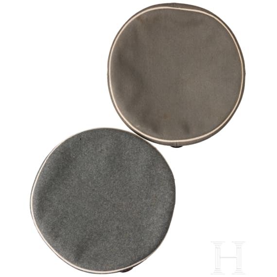 Five field caps for members of the cavalry, from 1907 onwards