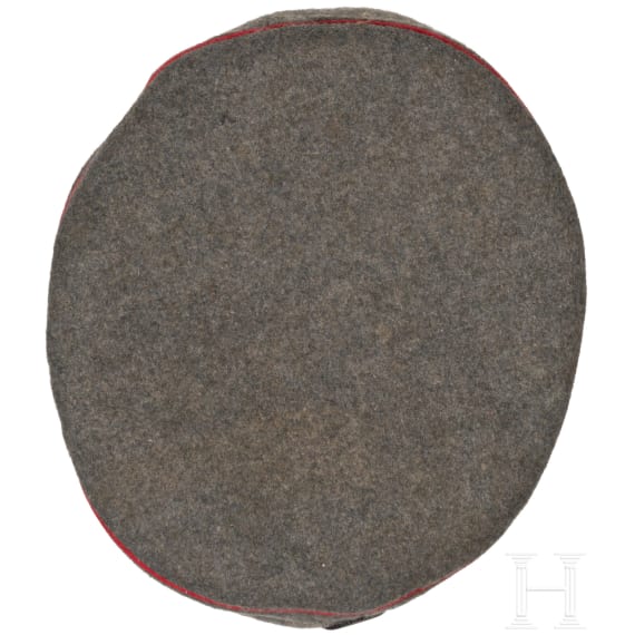 Two field grey field caps and a field grey cover