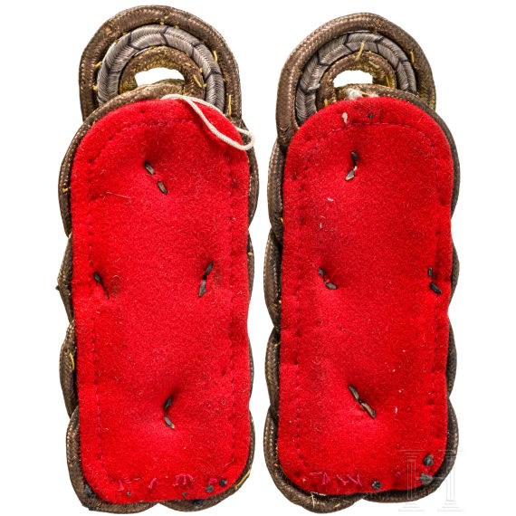 A pair of epaulettes for a Prussian Colonel-General with the rank of Field Marshal