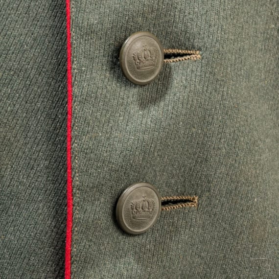 A field-grey tunic M 1910 for officers of the Cuirassiers
