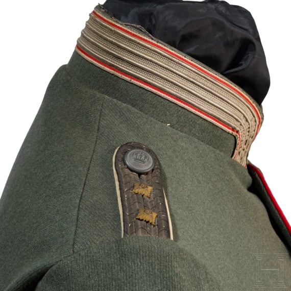 A field-grey tunic M 1910 for officers of the Cuirassiers
