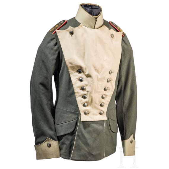 A field-grey ulanka for officers in the Royal Uhlan Regiment (1st Hanoverian) No. 13