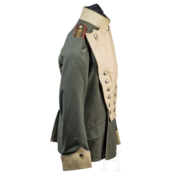 A field-grey ulanka for officers in the Royal Uhlan Regiment (1st Hanoverian) No. 13