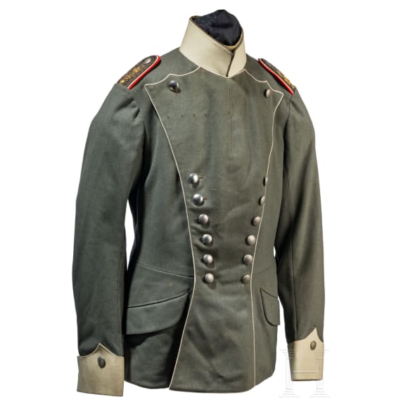 A field-grey ulanka for officers in the Royal Uhlan Regiment (1st Hanoverian) No. 13