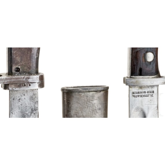 Four German bayonets from the First World War
