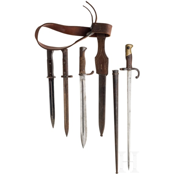 Four bayonets
