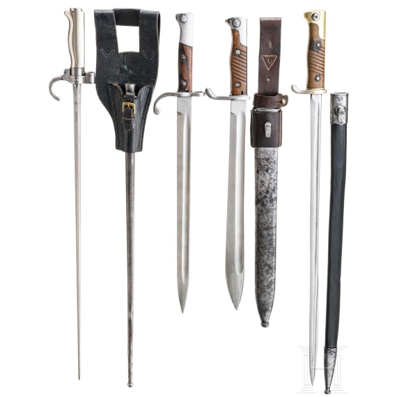 Four bayonets