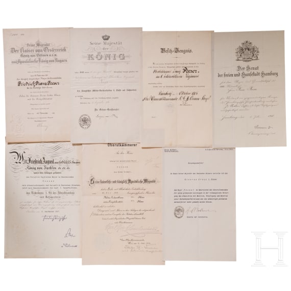 Urkundennachlass von Generalmajor Friedrich Franz Feeser (1875 - 1914)
