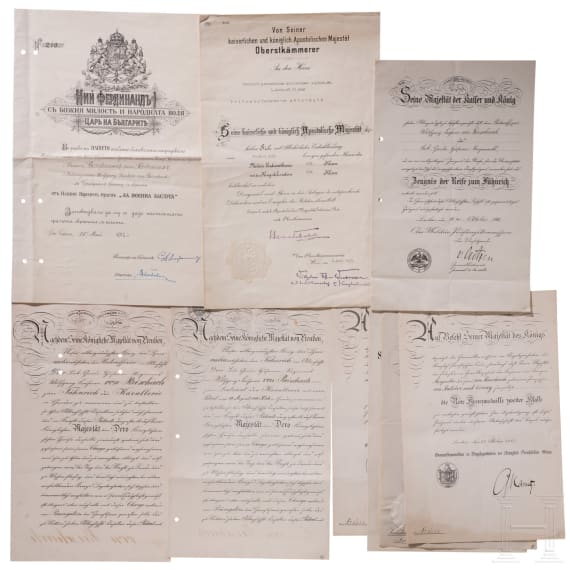 Urkundennachlass von Wolfgang Freiherr von Reischach und Margarethe Freifrau von Reischach