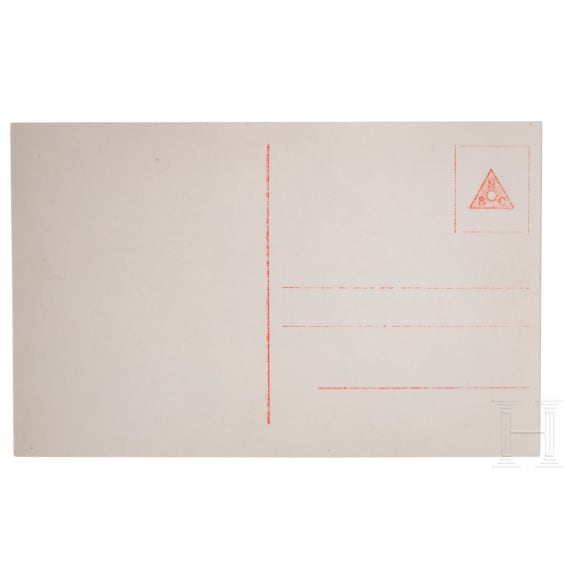 Offizier-Stellvertreter G&ouml;ttsch - eigenh&auml;ndig signierte Sanke-Postkarte