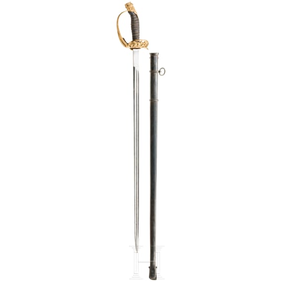A sword M 1889 with Chinese Dragon motif, circa 1905