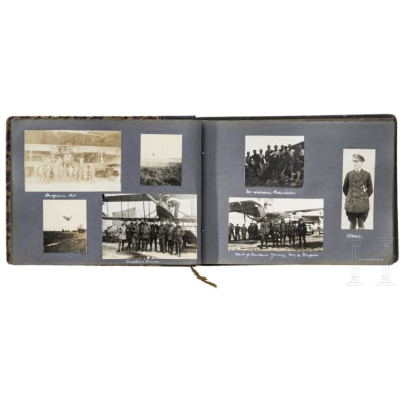 Hauptmann Hans L&ouml;sch - Fotoalbum des Staffelkapit&auml;ns in der 7. Seenotstaffel aus seiner Zeit als Flugsch&uuml;ler der kaiserlichen Marine