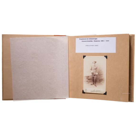 Oberleutnant Johannes Abel - seltenes Fotoalbum Deutsch-Ostafrika, datiert 1902