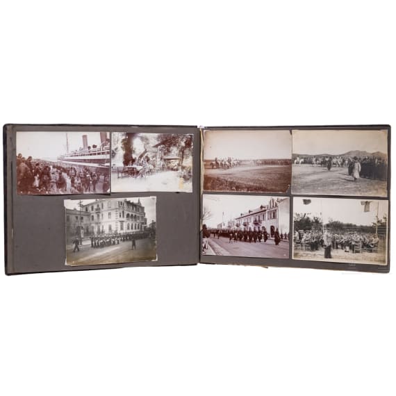 Fotoalbum von Hermann Steinberg, Musiker im III. Seebataillon, Tsingtau, 1912 - 1915
