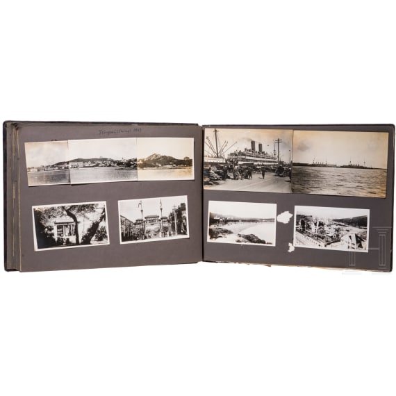 Fotoalbum von Hermann Steinberg, Musiker im III. Seebataillon, Tsingtau, 1912 - 1915