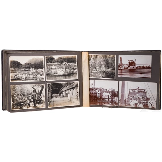 Fotoalbum von Hermann Steinberg, Musiker im III. Seebataillon, Tsingtau, 1912 - 1915