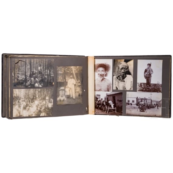 Fotoalbum von Hermann Steinberg, Musiker im III. Seebataillon, Tsingtau, 1912 - 1915