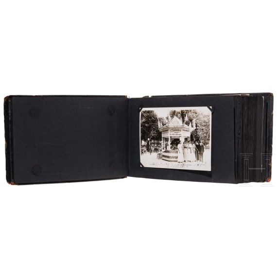 Fotoalbum von Hermann Steinberg, Musiker im III. Seebataillon, Internierung in den USA, 1915 - 1920
