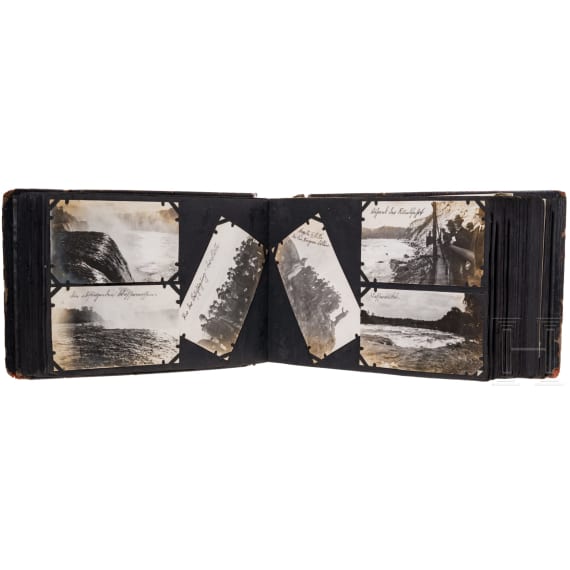 Fotoalbum von Hermann Steinberg, Musiker im III. Seebataillon, Internierung in den USA, 1915 - 1920