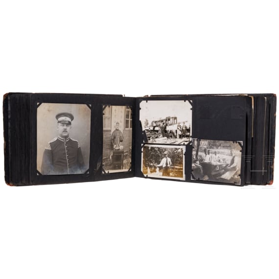 Fotoalbum von Hermann Steinberg, Musiker im III. Seebataillon, Internierung in den USA, 1915 - 1920