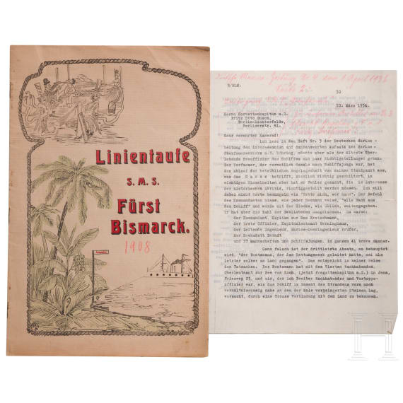 Nachl&auml;sse der kaiserlichen Marineoffiziere Christ und von Koch, um 1910 - 1919